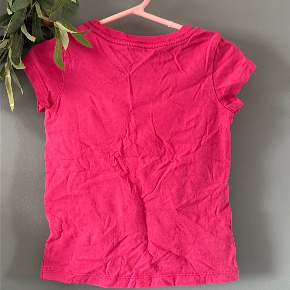 Nike Hot Pink Heart Logo Short Sleeve Tee - Picture 2 of 6